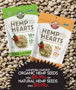 Fiesta Farms MANITOBA HARVEST ORGANIC HEMP SEEDS NATURAL HEMP SEEDS offer