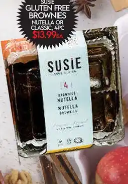 Fiesta Farms SUSIE GLUTEN FREE BROWNIES offer