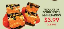 Fiesta Farms PRODUCT OF SOUTH AFRICA MANDARINS offer