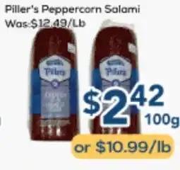 Oceans Fresh Food Market Piller's Peppercorn Salami offer