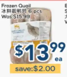 Oceans Fresh Food Market Frozen Quail offer