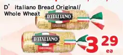 Oceans Fresh Food Market D'italiano Bread Original/ Whole Wheat offer