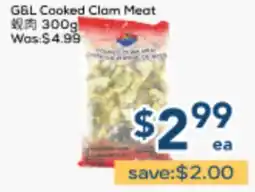 Oceans Fresh Food Market G&B Cooked Clam Meat offer