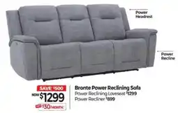 Tepperman's Bronte Power Reclining Sofa offer