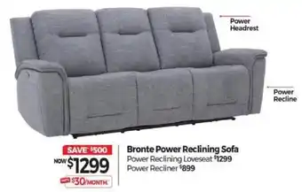 Bronte Power Reclining Sofa
