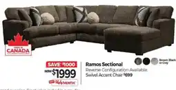 Tepperman's Ramos Sectional offer