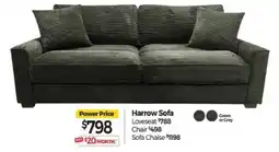 Tepperman's Harrow Sofa offer