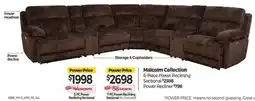 Tepperman's Malcolm Collection 6-Piece Power Reclining Sectional offer