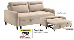 Tepperman's Torch Sofa With Pull-Out Bed offer