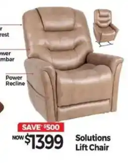 Tepperman's Solutions Lift Chair offer