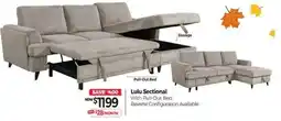 Tepperman's Lulu Sectional offer