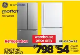 Surplus Furniture Refrigerators Starting from offer