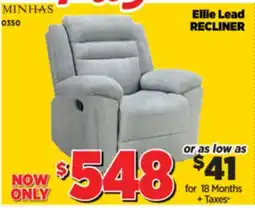 Surplus Furniture Ellie Lead RECLINER offer