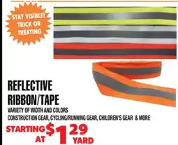 Len's Mill Stores REFLECTIVE RIBBON/TAPE offer