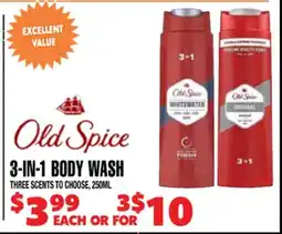 Len's Mill Stores Old Spice 3-IN-1 BODY WASH offer