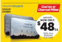 Surplus Furniture Cool Ice or Charcoal Queen Pillow offer