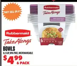 Len's Mill Stores RUBBERMAID BOWLS offer