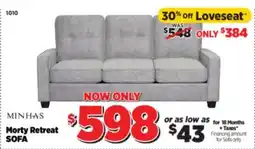Surplus Furniture Morty Retreat SOFA offer