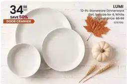 Stokes LUMI 12-Pc Stoneware Dinnerware Set offer