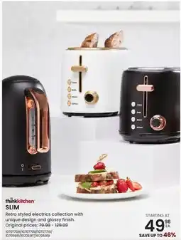Stokes SLIM Retro styled electrics collection with unique design and glossy finish offer