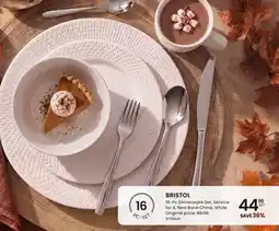 Stokes BRISTOL 16-Pc Dinnerware Set offer