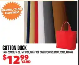 Len's Mill Stores COTTON DUCK offer