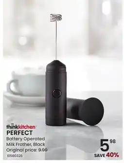 Stokes PERFECT Battery Operated Milk Frother offer