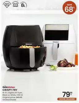 Stokes CRISPY FRY XL-8 L Digital Air Fryer offer