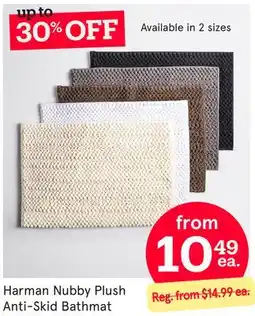Kitchen Stuff Plus Harman Nubby Plush Anti-Skid Bathmat offer