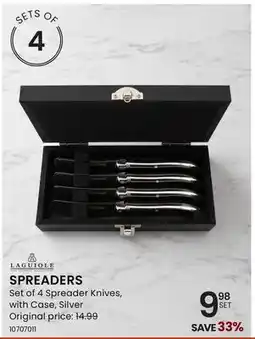 Stokes SPREADERS Set of 4 Spreader Knives offer