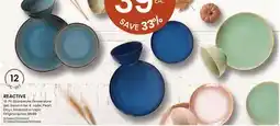 Stokes REACTIVE 12-Pc Stoneware Dinnerware offer