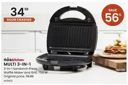 Stokes MULTI 3-IN-1 3-in-1 Sandwich Press offer
