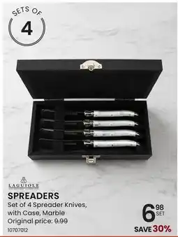 Stokes SPREADERS Set of 4 Spreader Knives offer