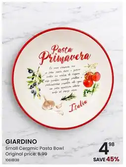 Stokes GIARDINO Small Ceramic Pasta Bowl offer