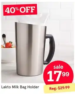 Kitchen Stuff Plus Lakto Milk Bag Holder offer