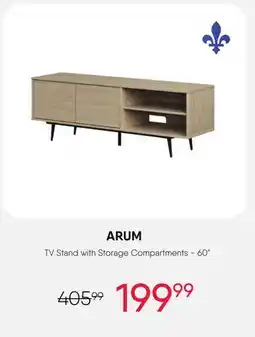 Meubles RD ARUM TV Stand with Storage Compartments - 60 offer