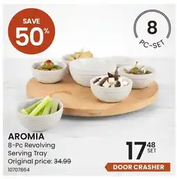 Stokes AROMIA 8-Pc Revolving Serving Tray offer