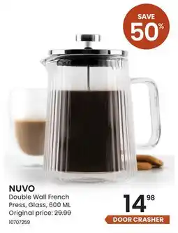 Stokes NUVO Double Wall French Press offer