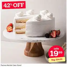 Kitchen Stuff Plus Pavlova Marble Cake Stand offer