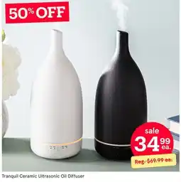 Kitchen Stuff Plus Tranquil Ceramic Ultrasonic Oil Diffuser offer