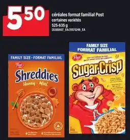 Maxi Post cereales format familial certaines variétés offer