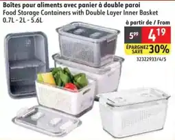 Sushi Shop Food Storage Containers with Double Layer Inner Basket offer