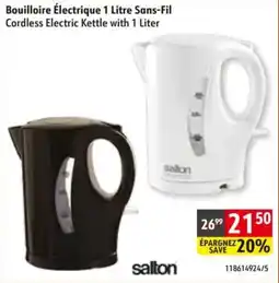Sushi Shop Salton cordless electric kettle offer