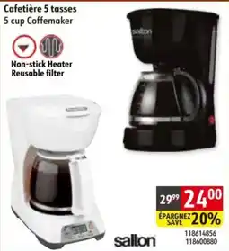 Sushi Shop Salton cafetiere 5 tasses offer