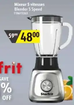Sushi Shop Starfrit blender 5 speed offer