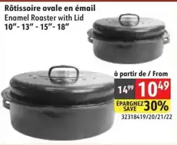 Sushi Shop Enamel Roaster with Lid offer