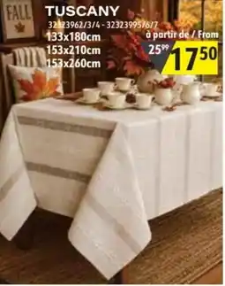 Sushi Shop Tuscany tablecloth offer