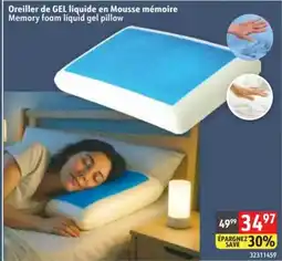 Sushi Shop Memory foam liquid gel pillow offer