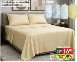 Sushi Shop Ainsley microfiber sheet sets offer