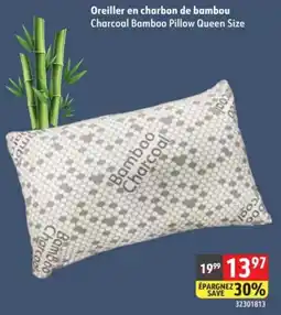 Sushi Shop Charcoal Bamboo Pillow Queen Size offer